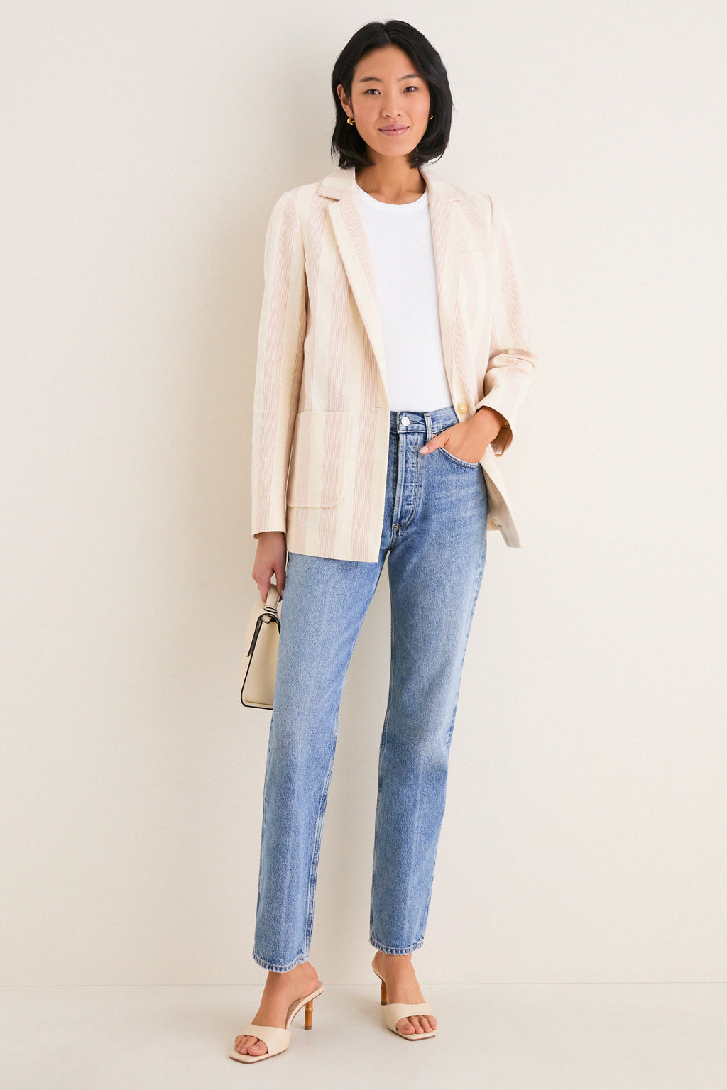 Parlor Stripe Carla Blazer