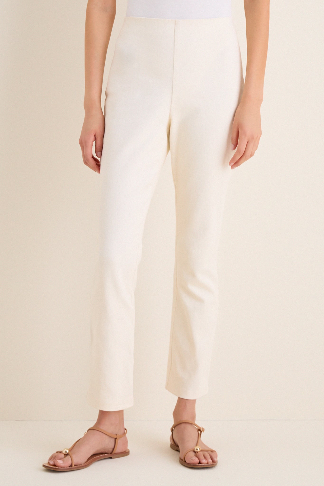 Porcelain Stretch Twill Ashford Pants