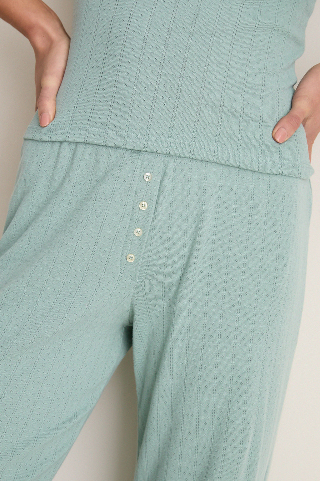 Eucalyptus Pointelle Boxer Pants