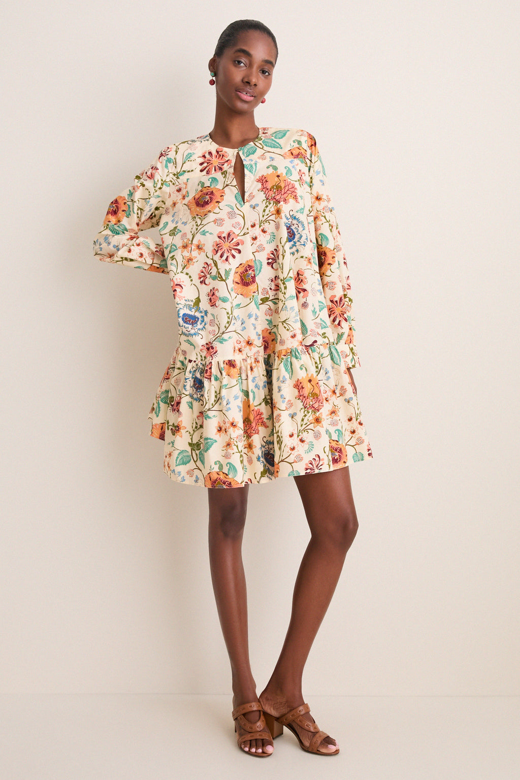 Abalone Noelia Long Sleeve Mini Dress