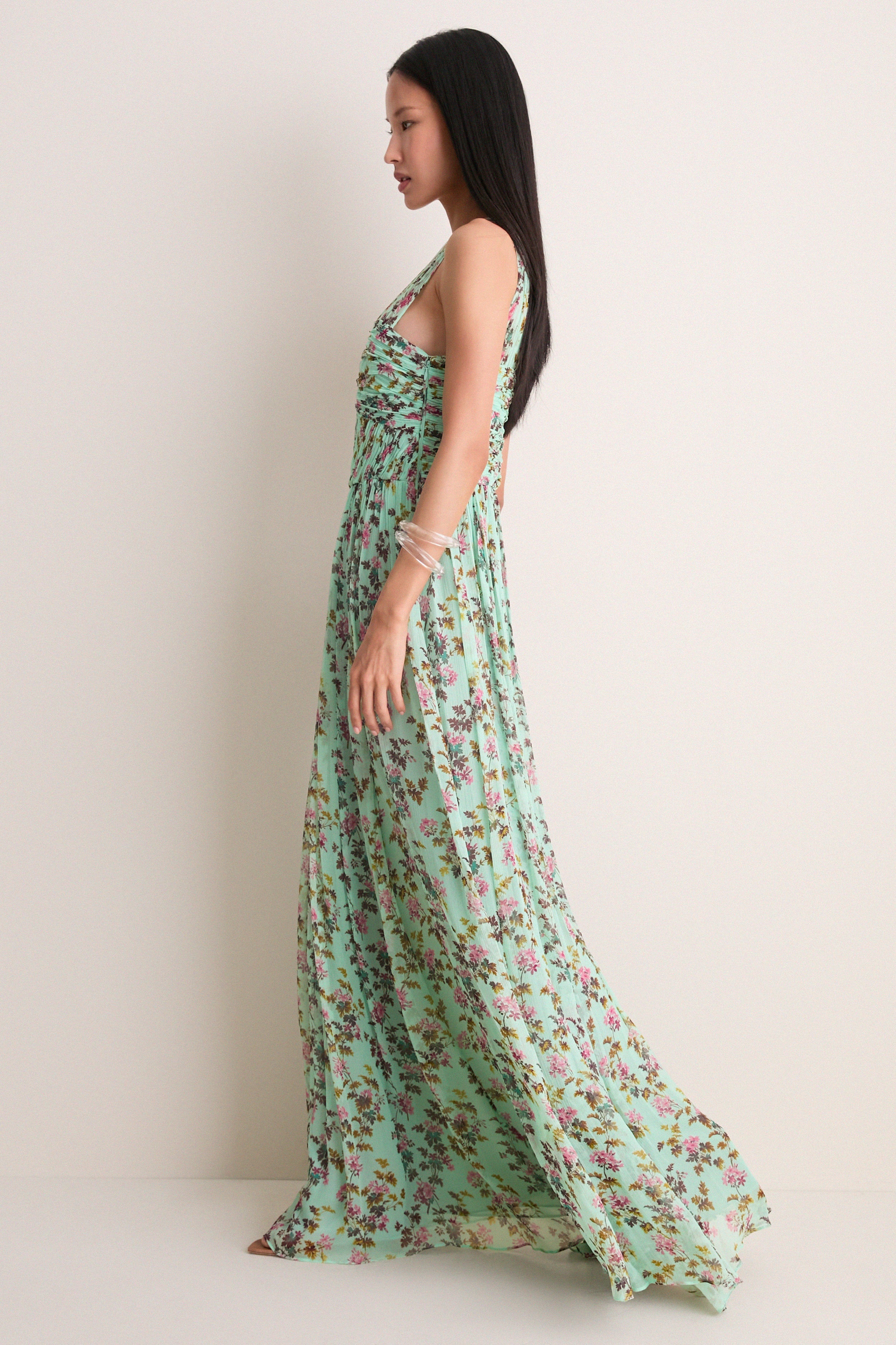 Opaline Aureline Silk Gown