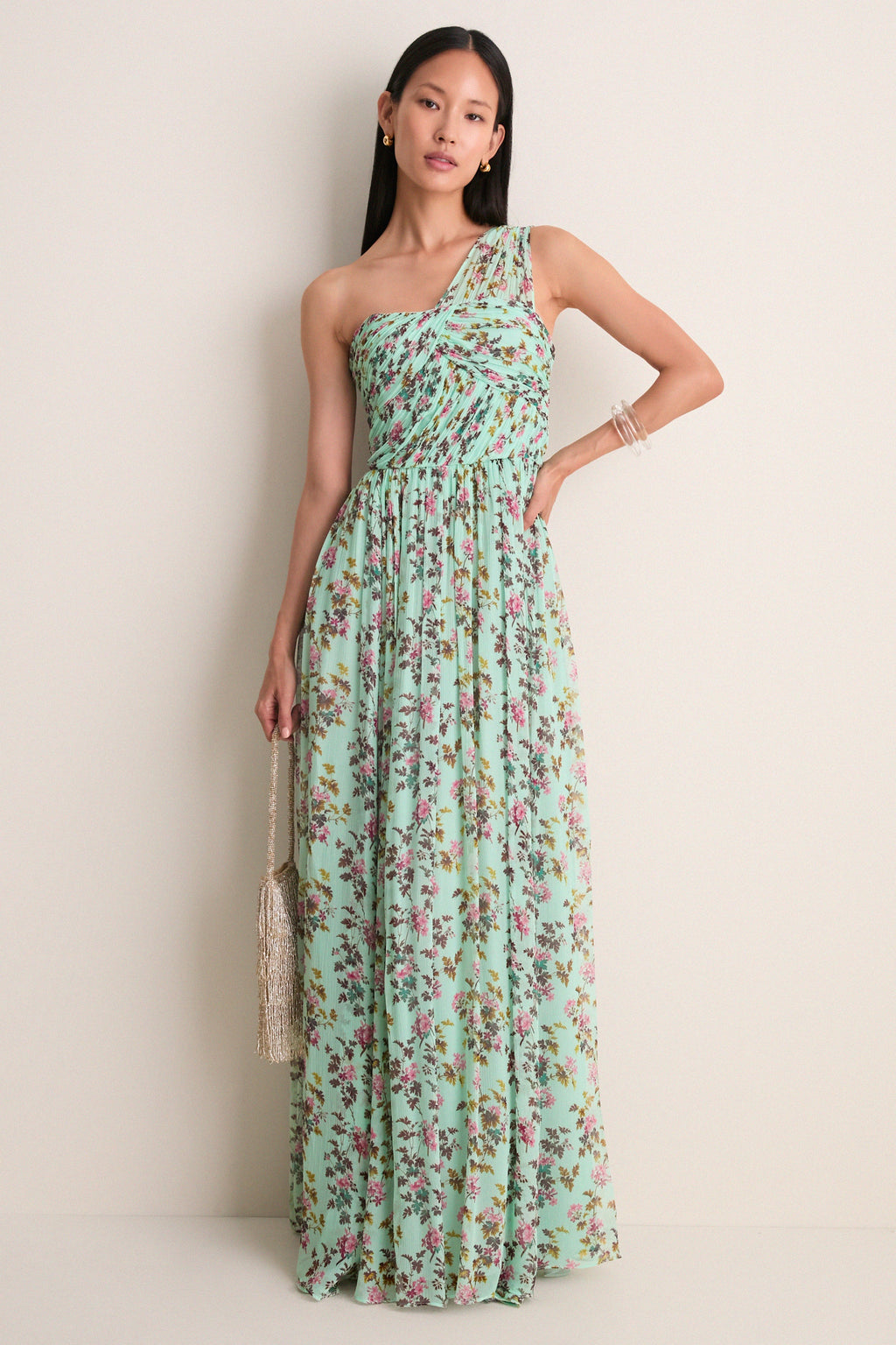 Opaline Aureline Silk Gown