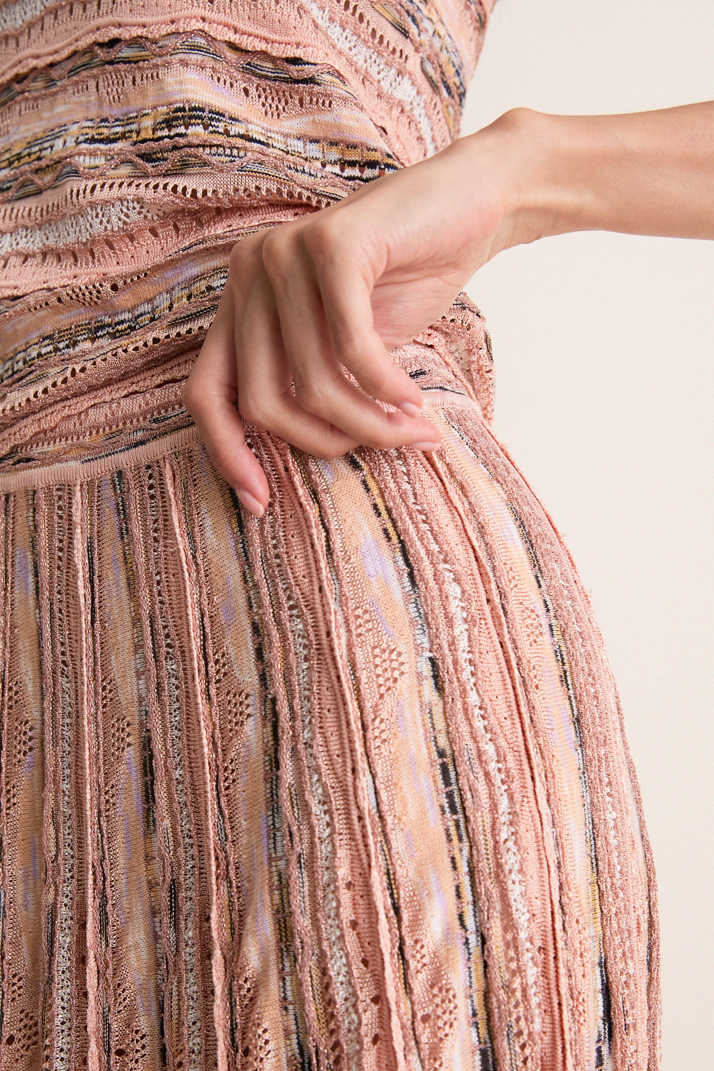 Hibiscus Clio Knit Midi Skirt