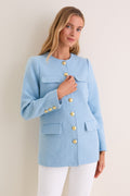 Light Blue Tweed Jennings Jacket