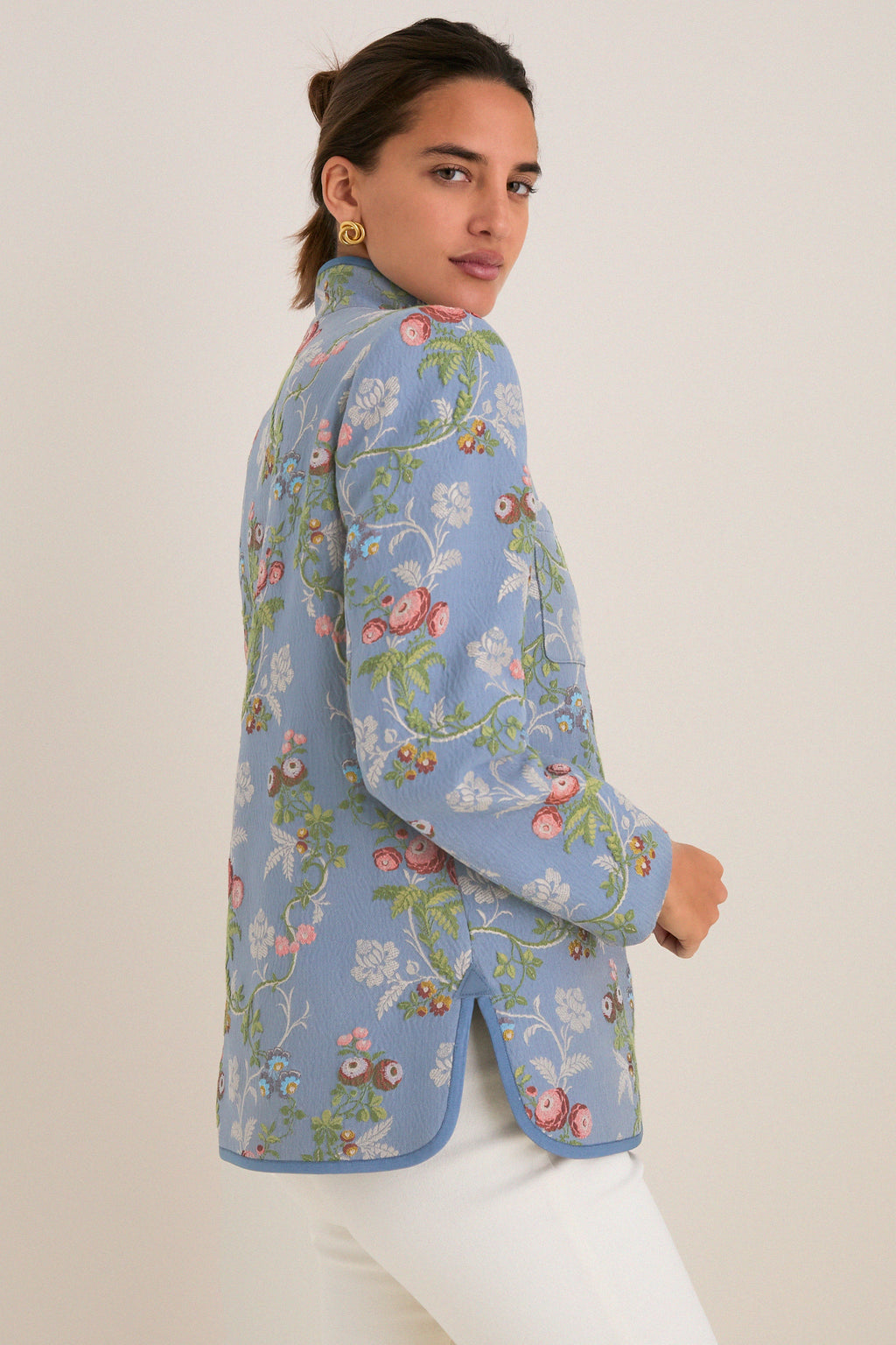 Trellis Bloom Jacquard Dalton Jacket