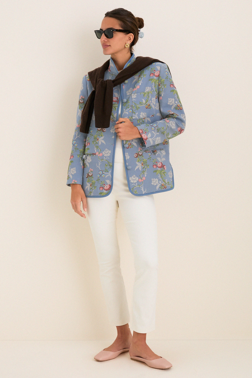 Trellis Bloom Jacquard Dalton Jacket