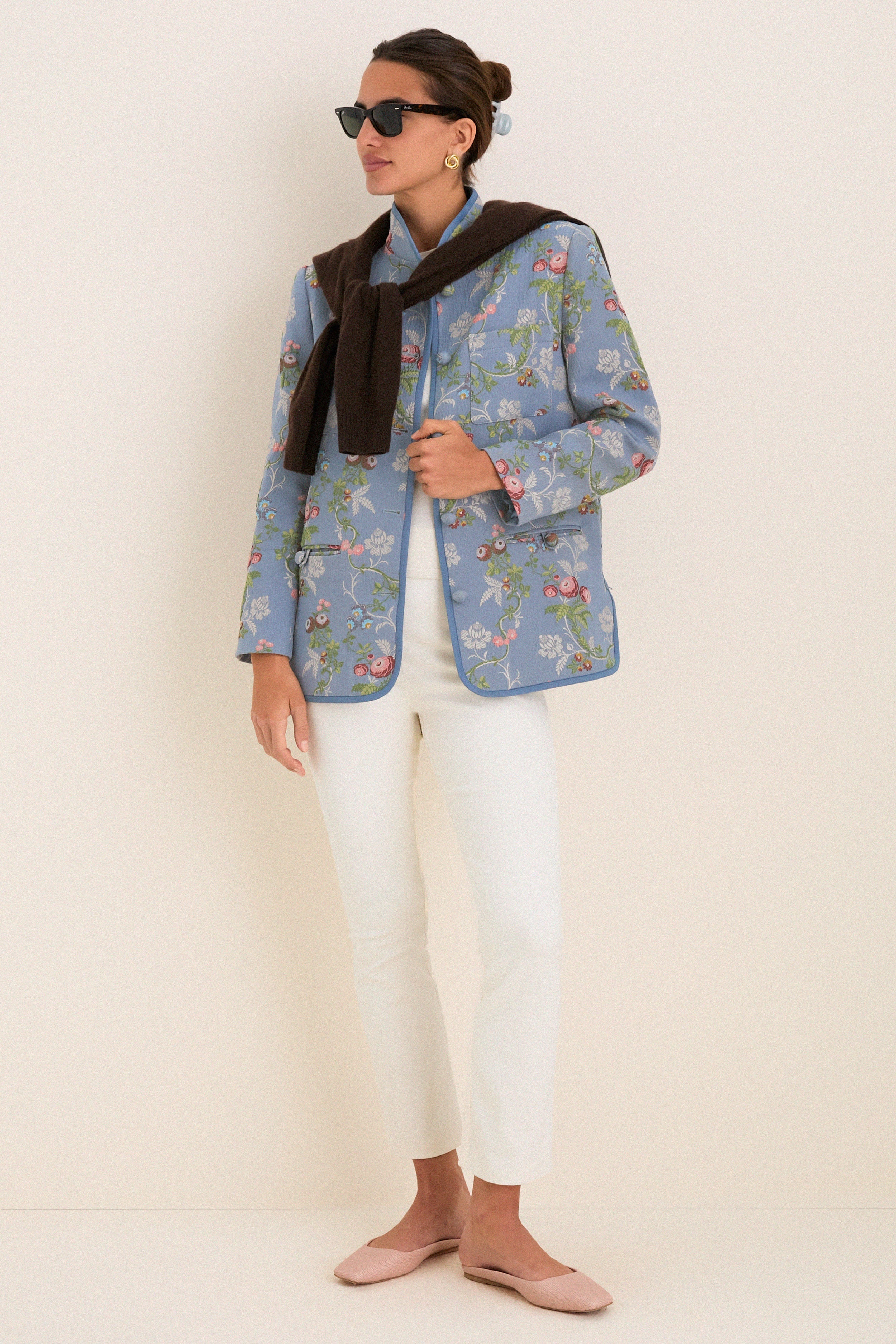 Trellis Bloom Jacquard Dalton Jacket