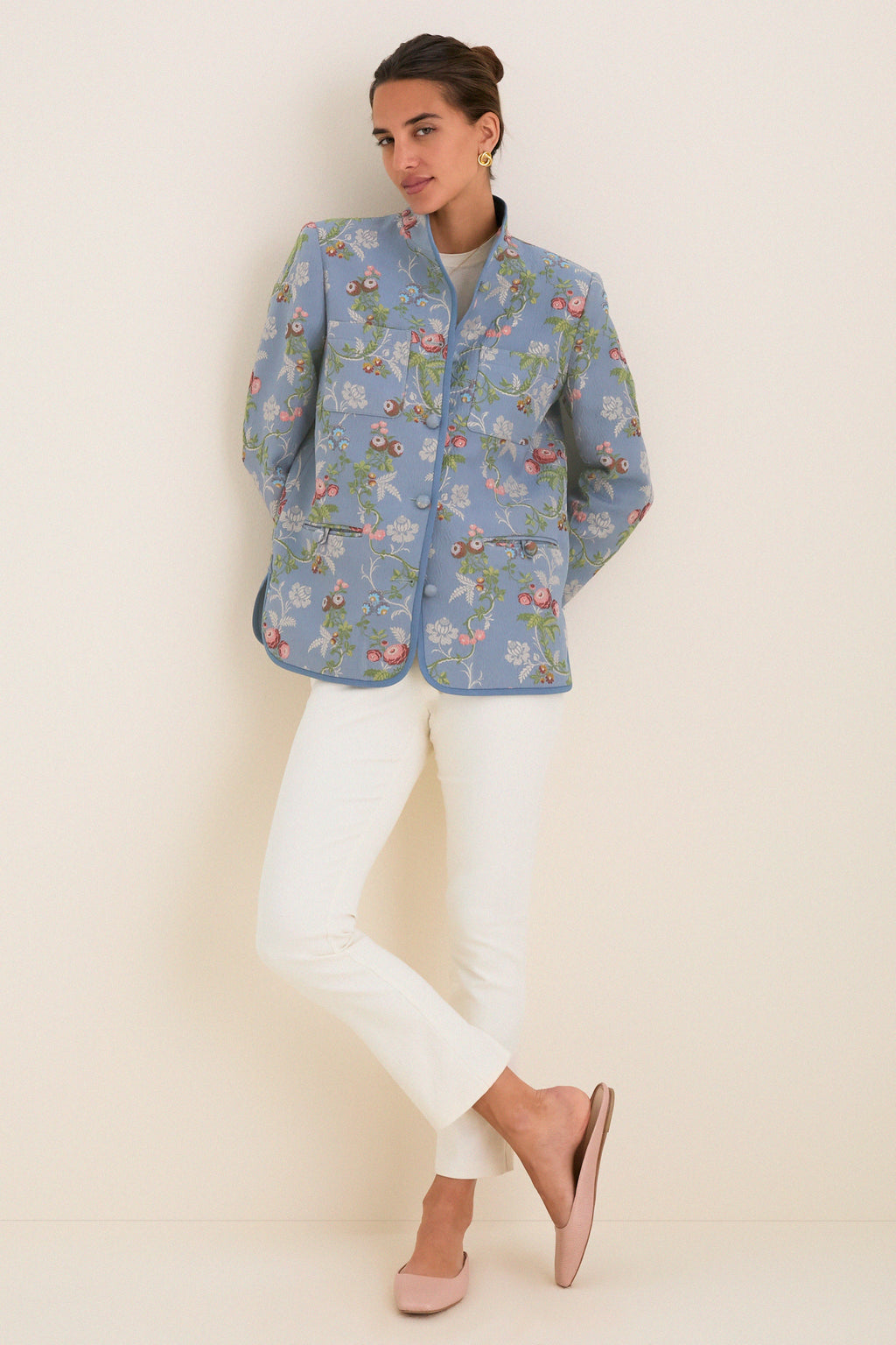 Trellis Bloom Jacquard Dalton Jacket