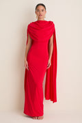 Exclusive Red Batista Maxi Dress