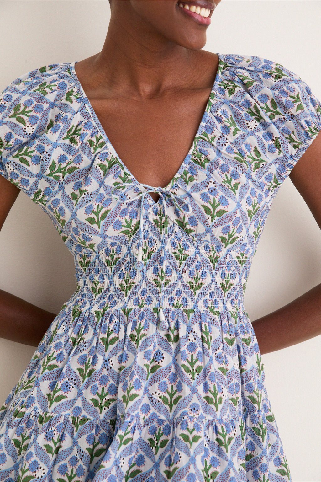 Cornflower Asterid Mini Dress