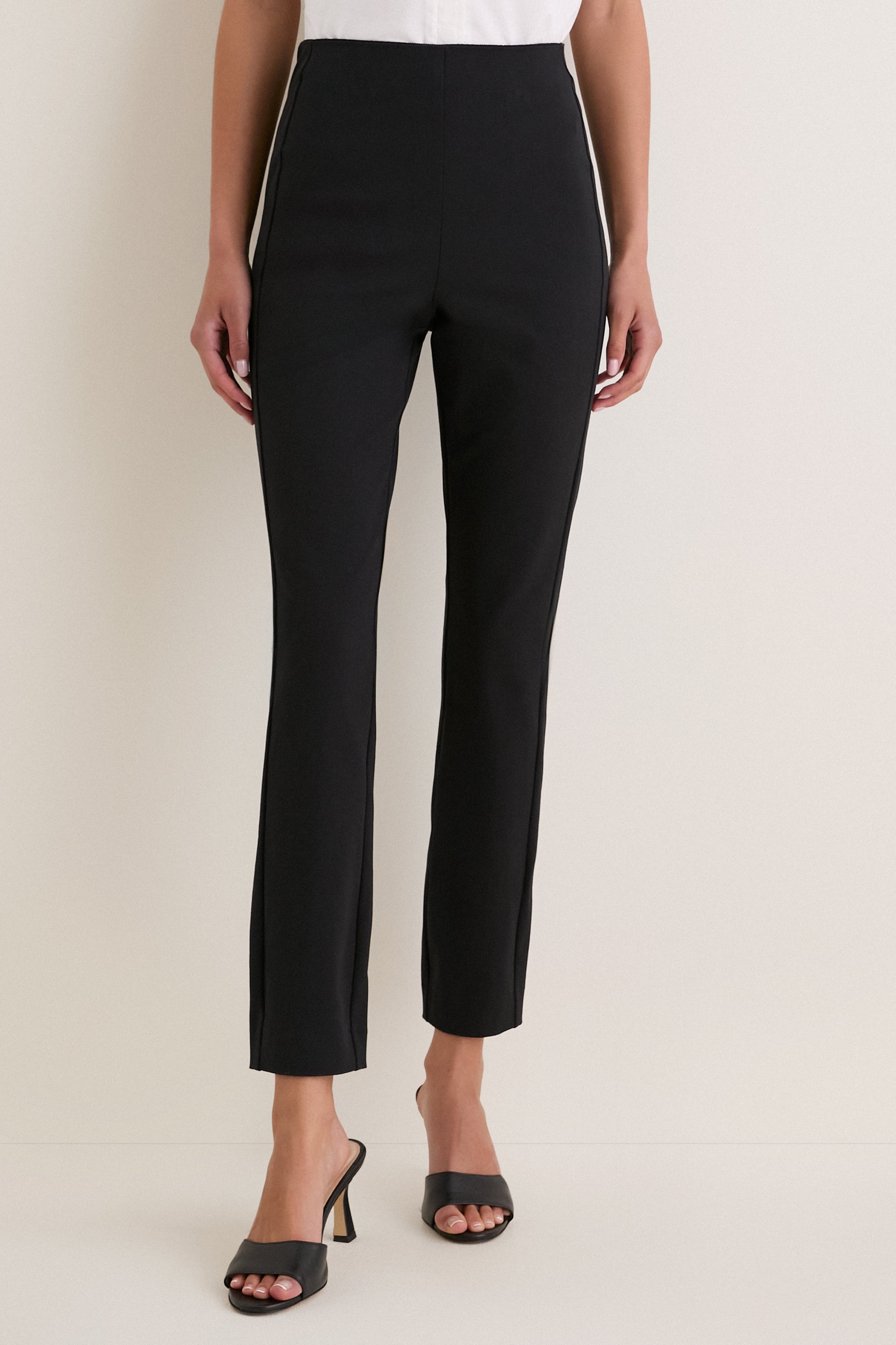 Noir Four-Way Stretch Zoey Pixie Pants