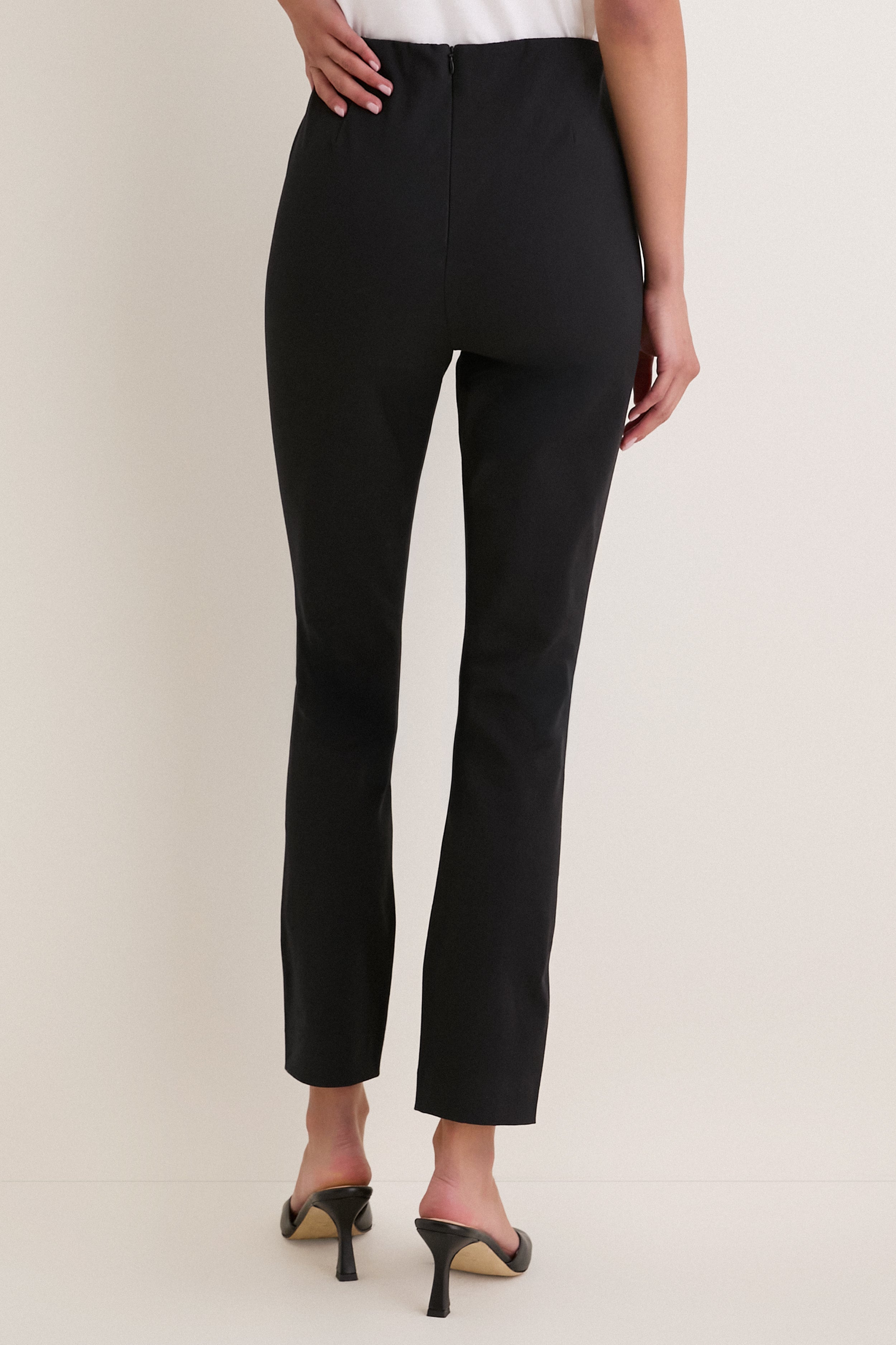 Noir Four-Way Stretch Zoey Pixie Pants