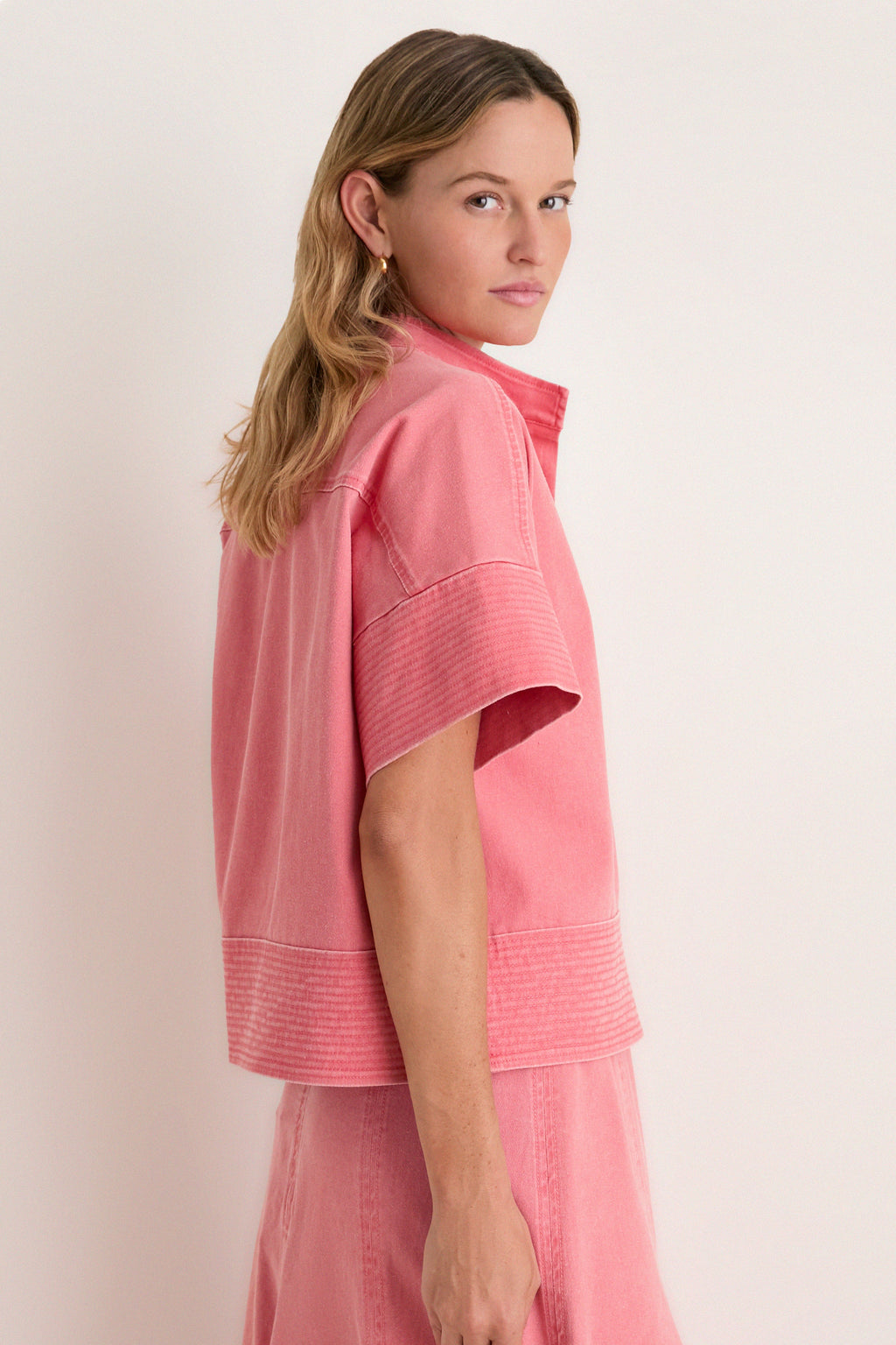 Nantucket Reds Stretch Twill Sofia Stitch Shirt