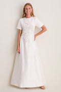 Snow Alice Applique Maxi Dress