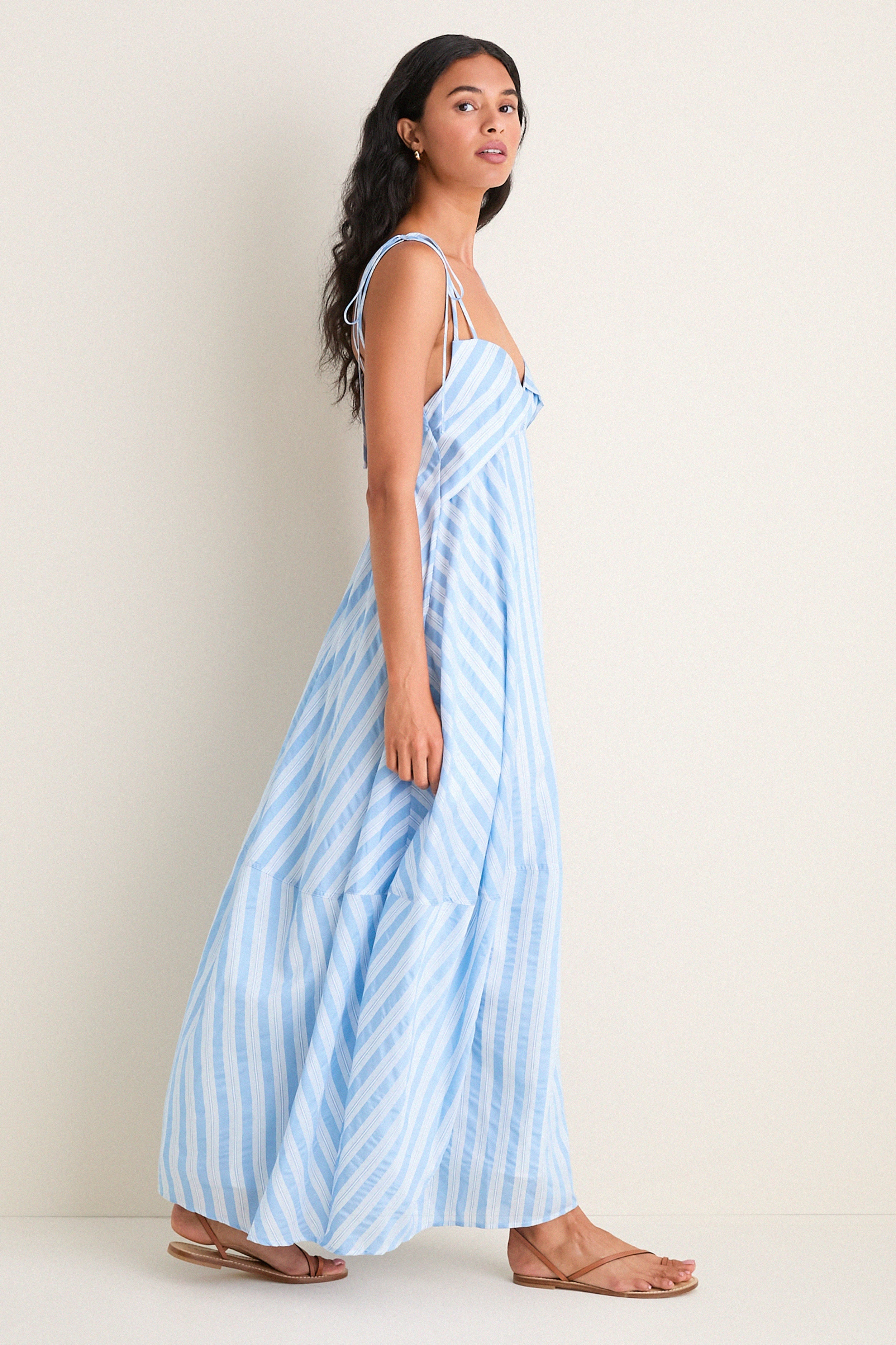 Oxford Blue Multi Melly Midi Dress