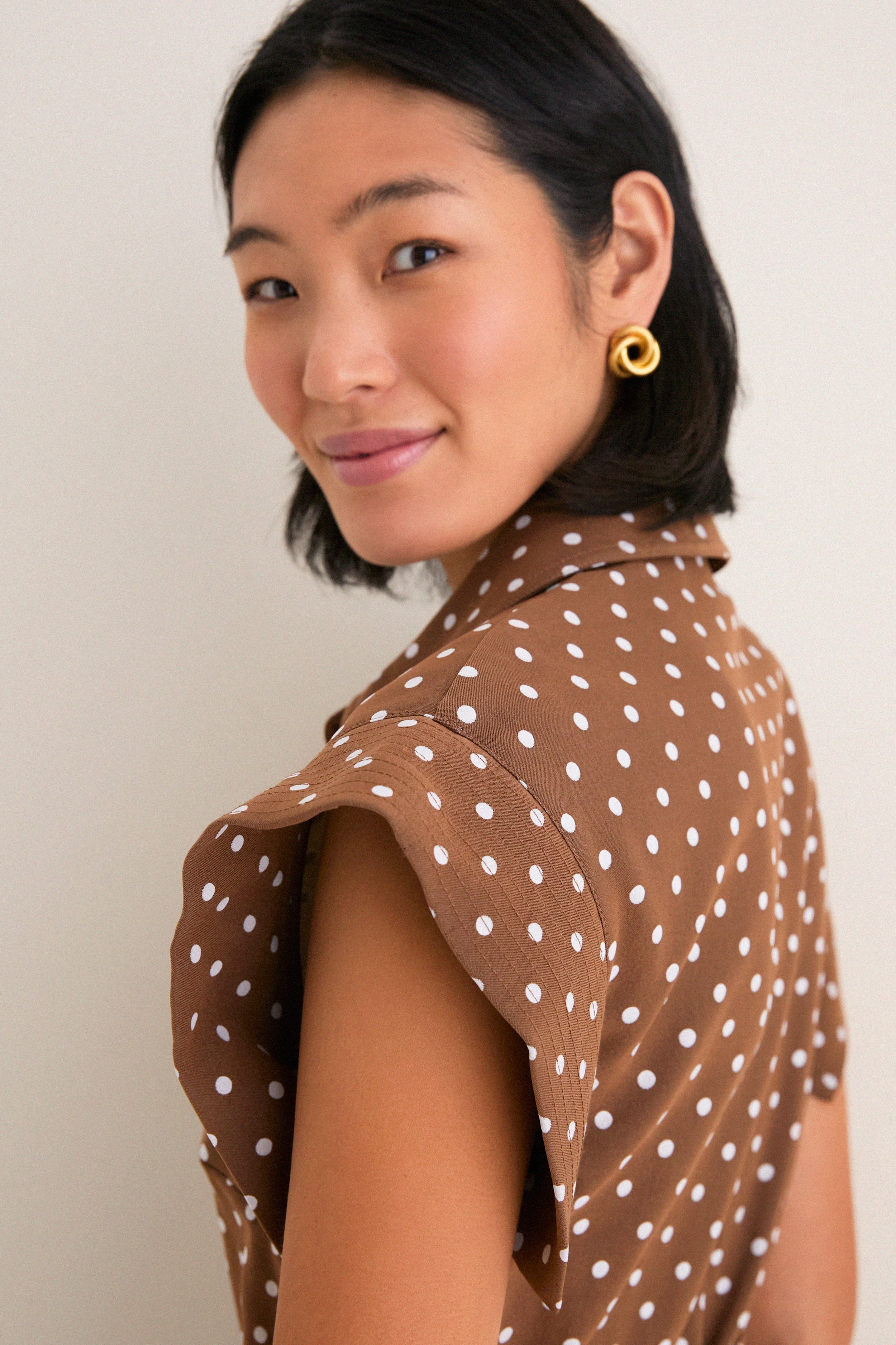 Cocoa Dot Chloe Dress