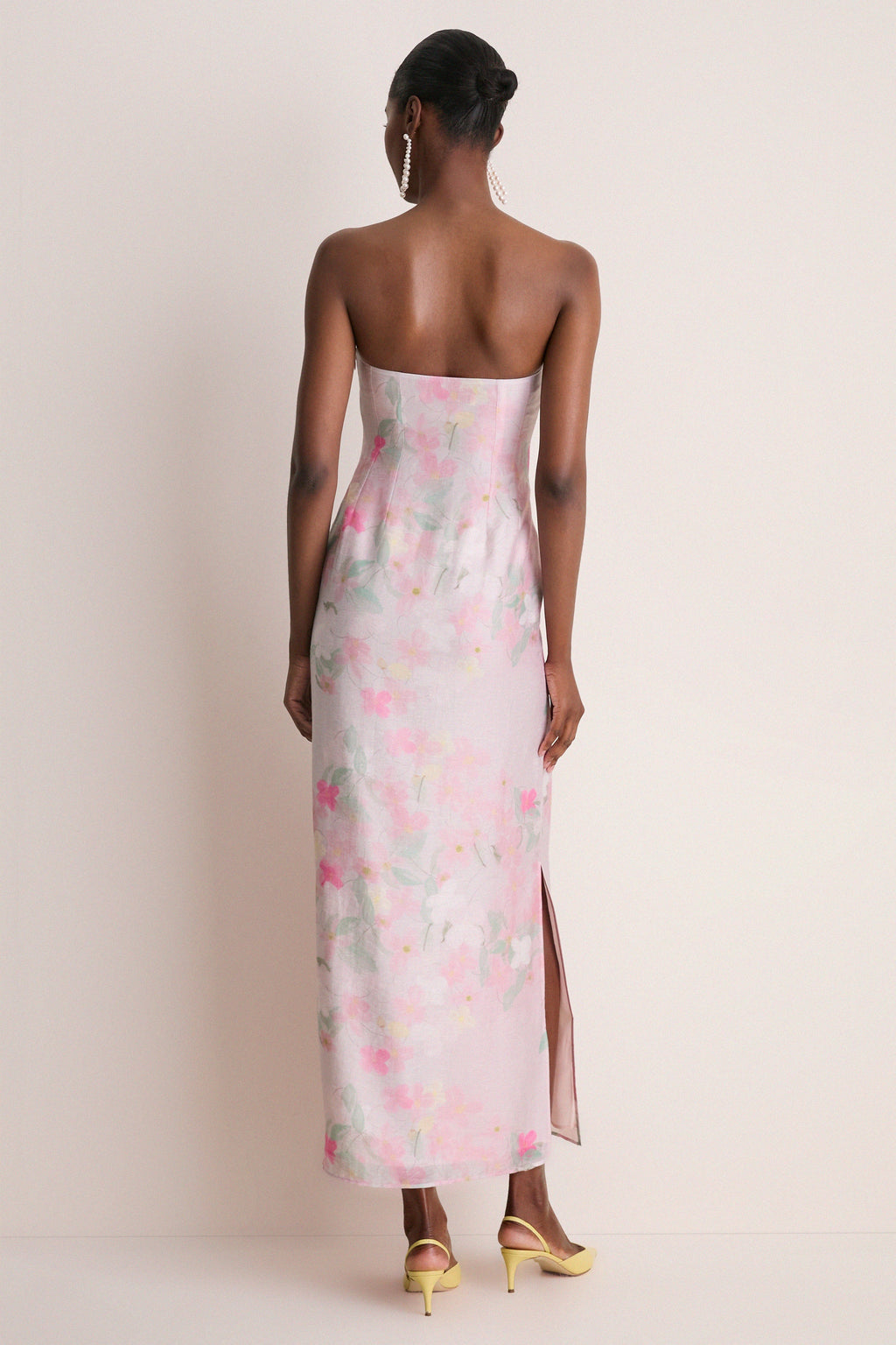 Pink Clematis Montana Elora Dress