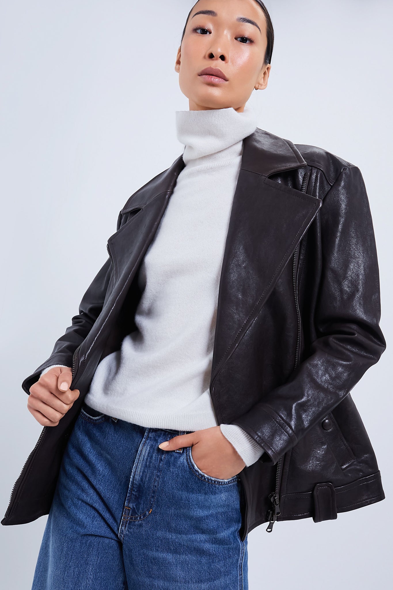Dark Chocolate Thandie Dickey Coat