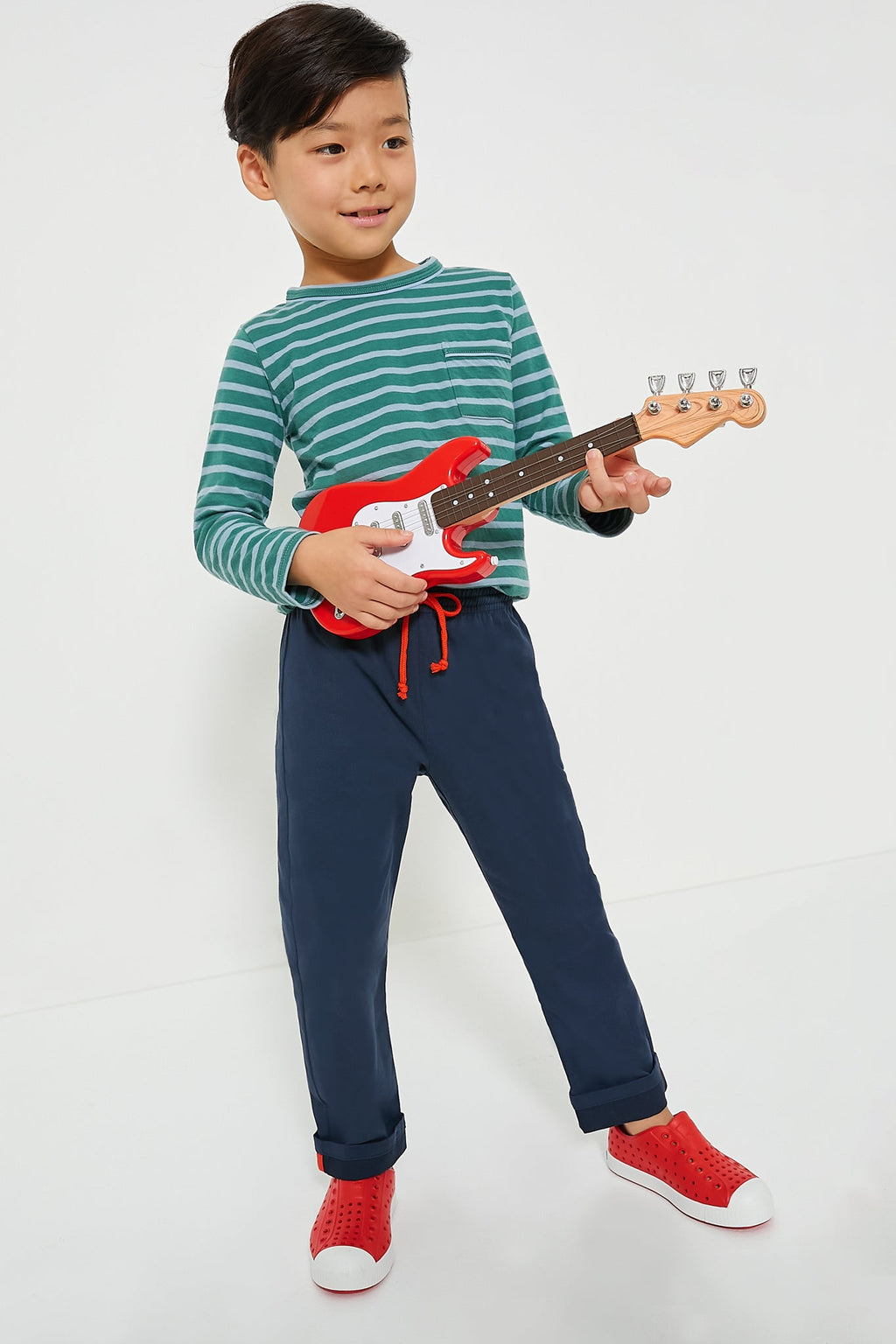 Forest Stripe Edward Long Sleeve Tee
