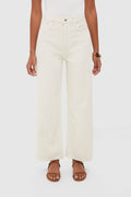Brown Rice High Rise Wide Leg Ren Jean