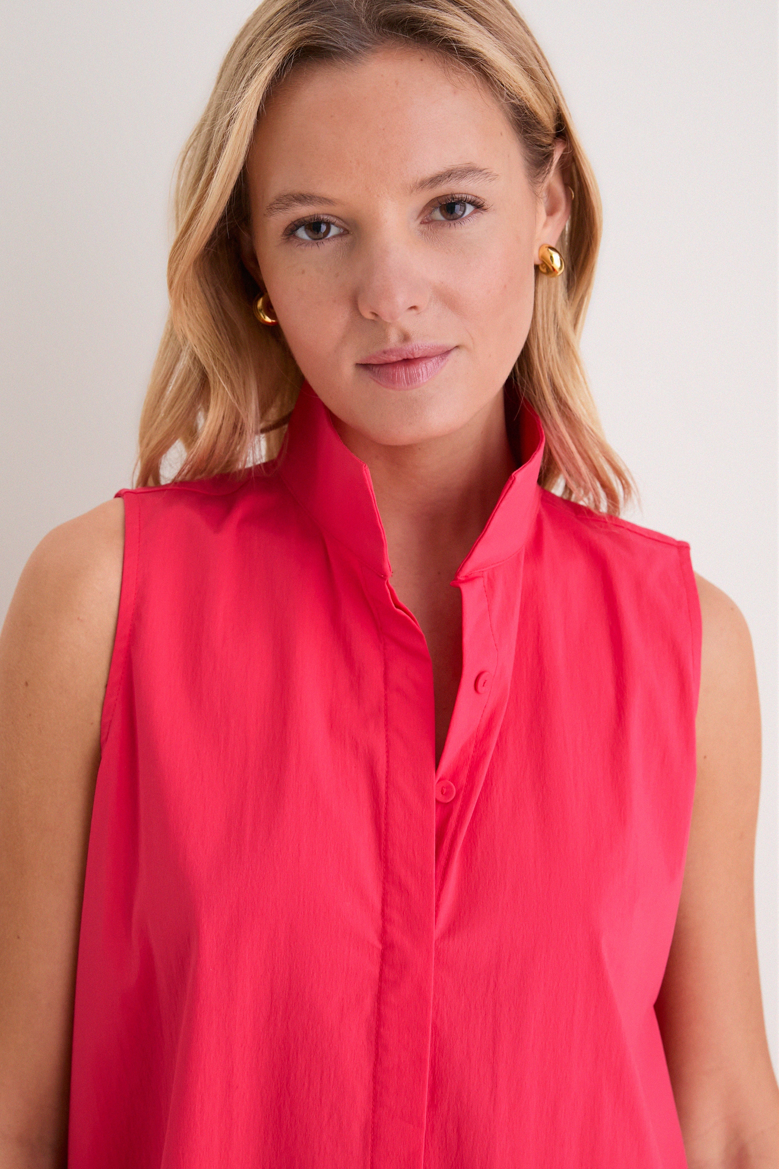 Red Sleeveless Charlie Dress
