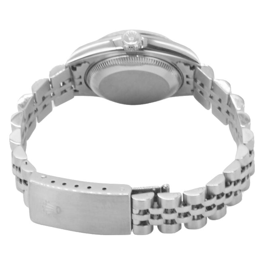 Rolex Datejust 31 18k White Gold Fluted Bezel Stainless Steel Women's Watch 78274