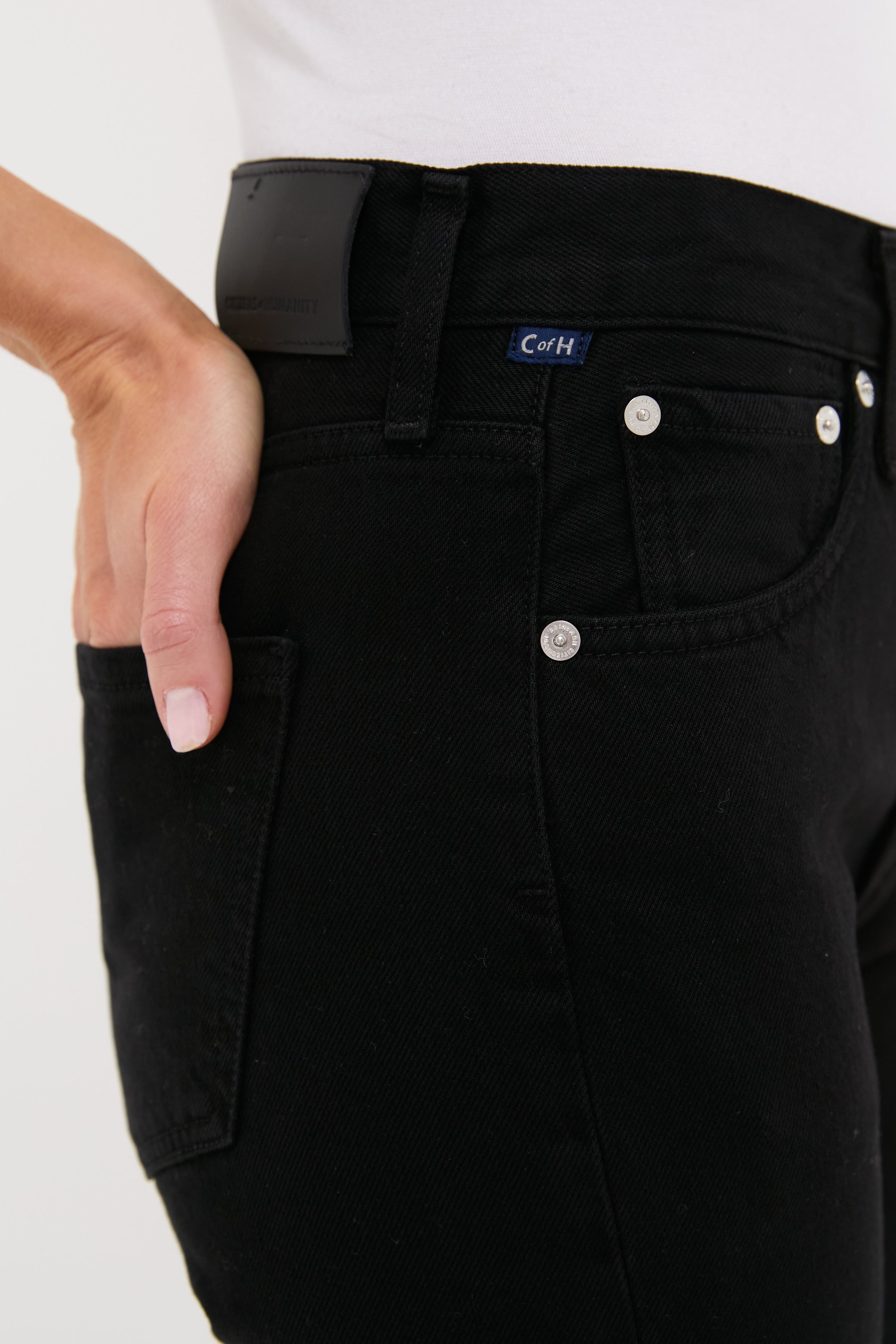 Solid Black Blaine Jean