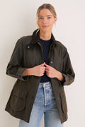 Classic Olive Beadnell Wax Jacket