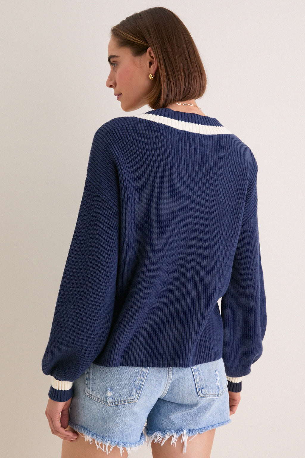 Washed Navy Ashe Sweater