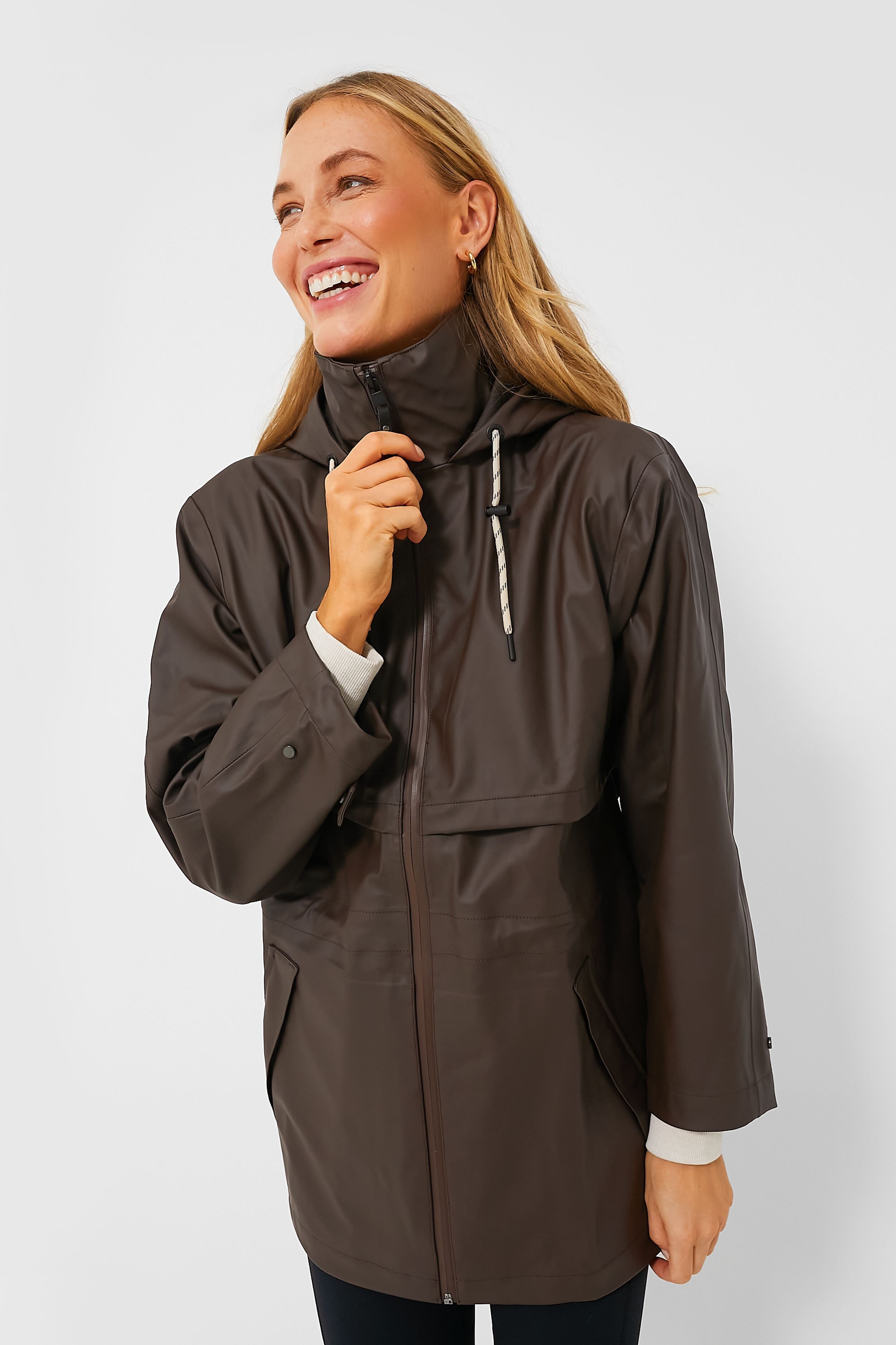 Dark Truffle Alyssa Rain Jacket