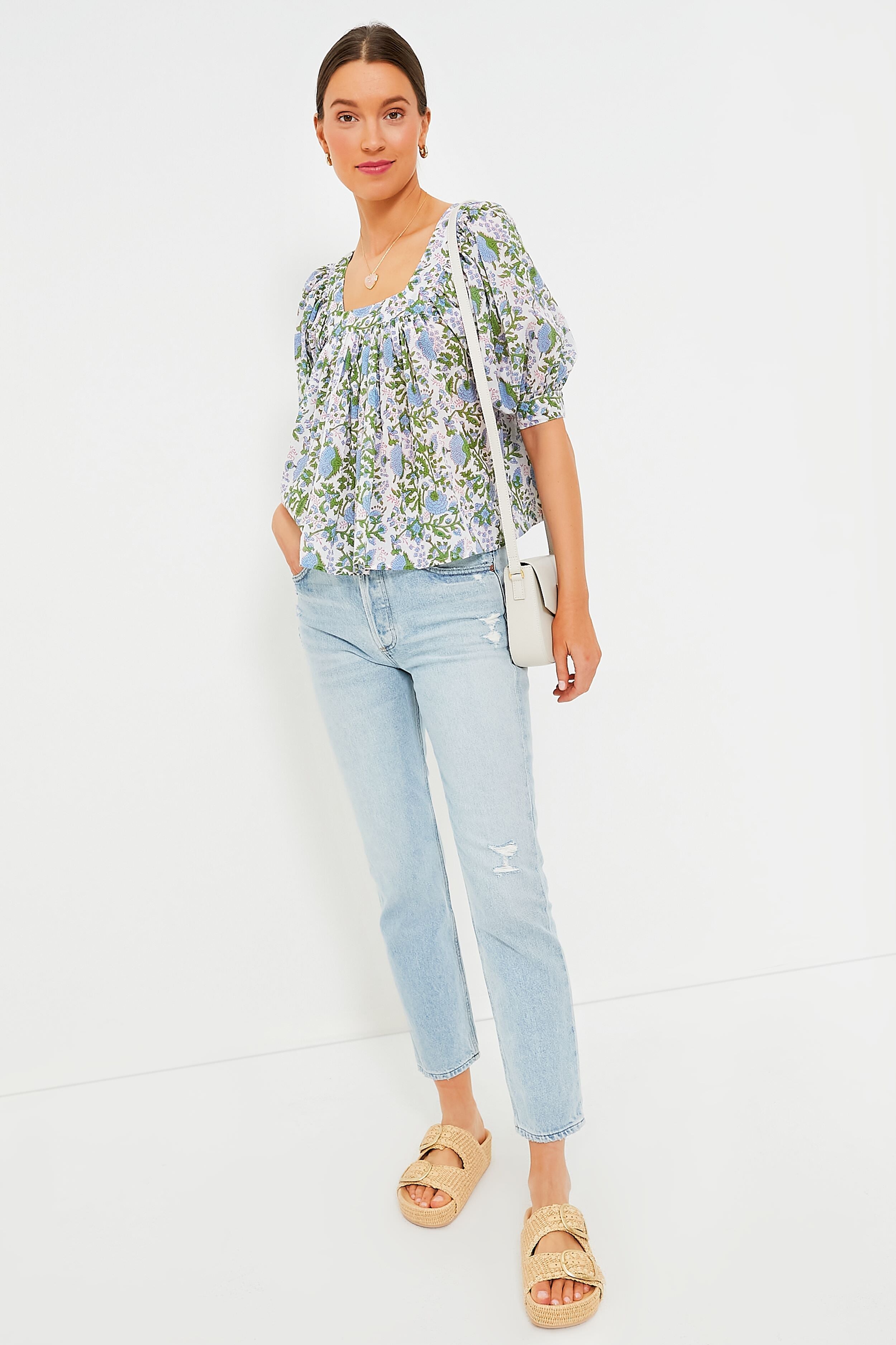 Cornflower Blue Viti Top