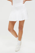 White 15 Inch Williams Tennis Skirt