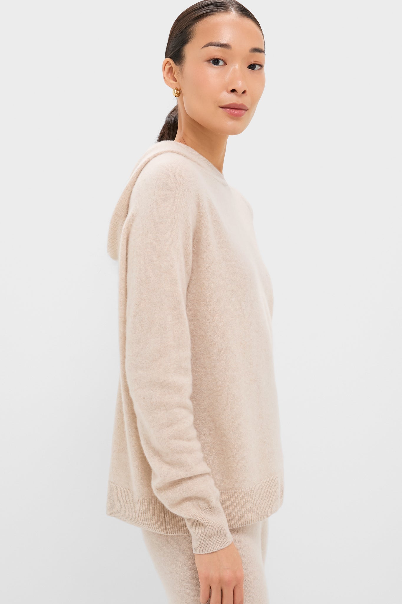 Sandstone Cashmere Jane Hoodie