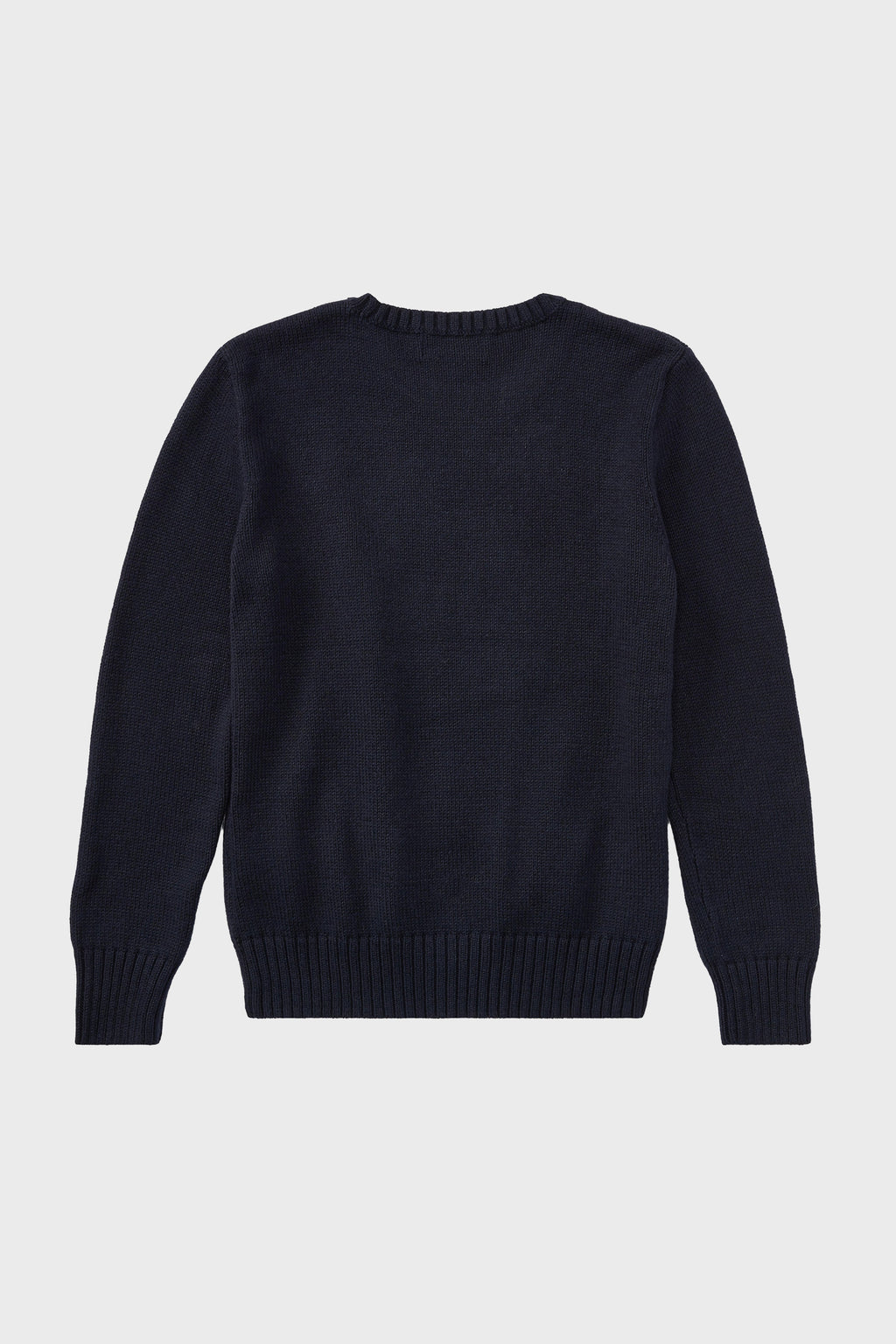 Boys Long-Sleeve Flag Bear Crewneck Sweater