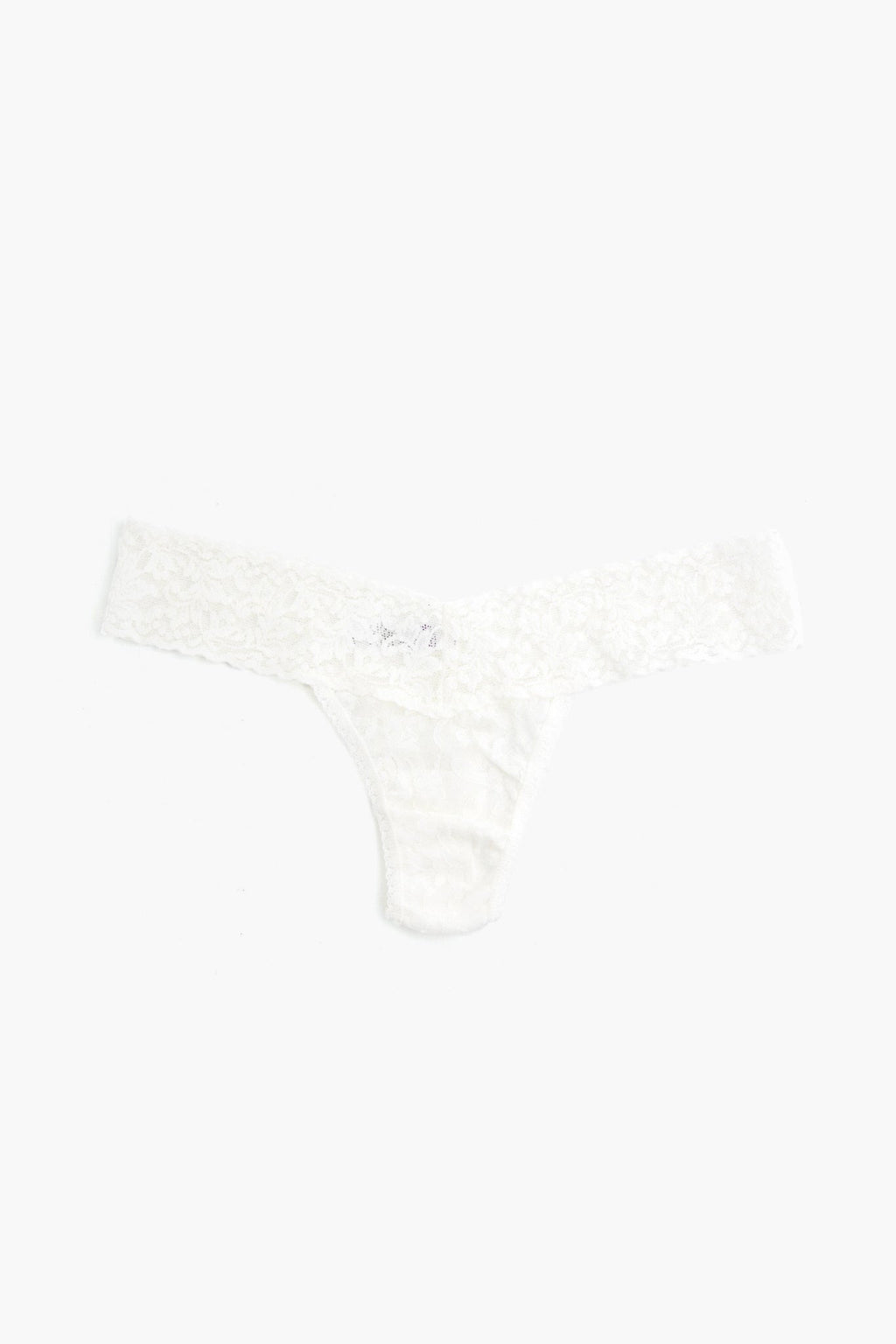 Marshmallow Signature Lace Low Rise Thong