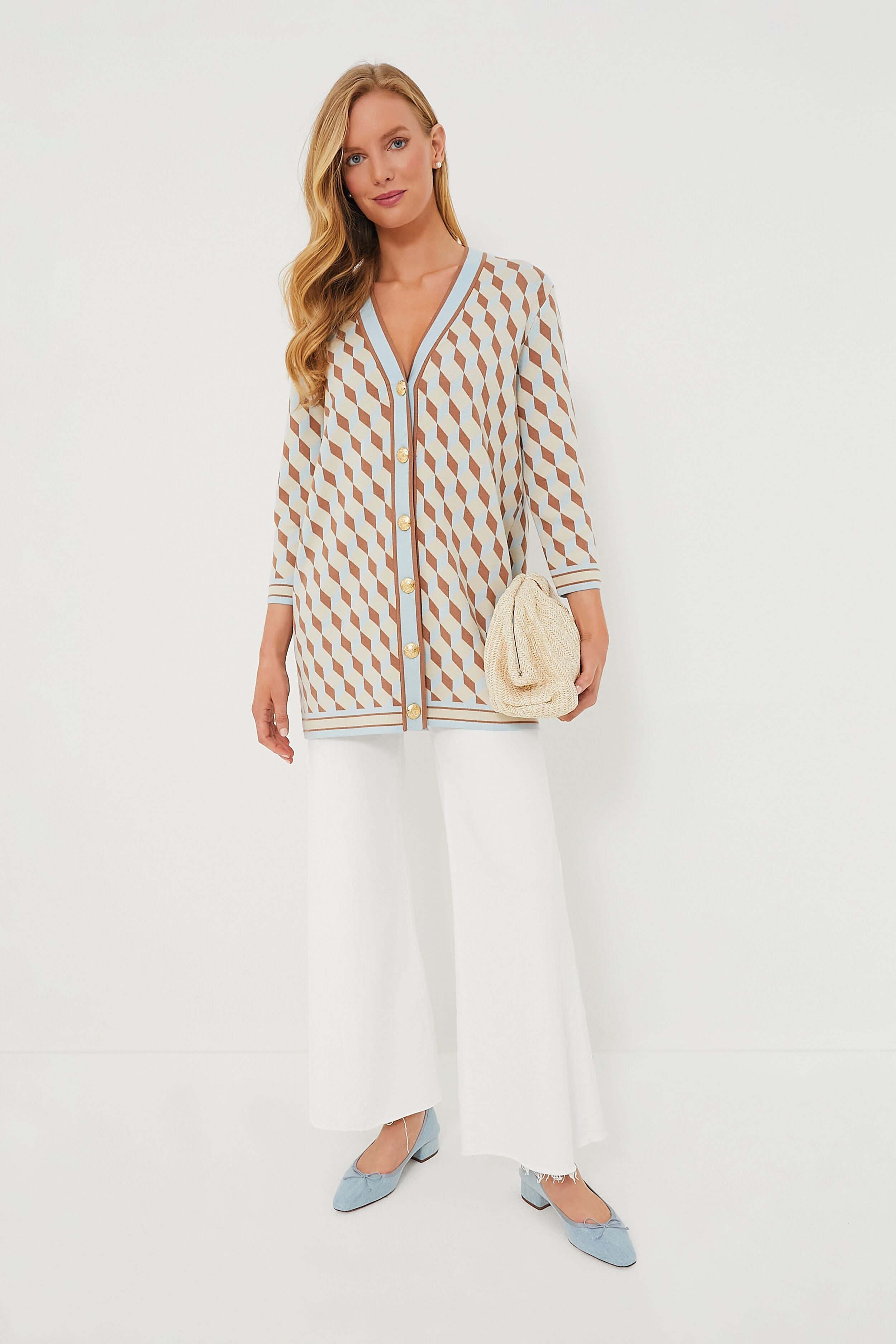 Ocean Spray Knit Geo Liv Cardigan