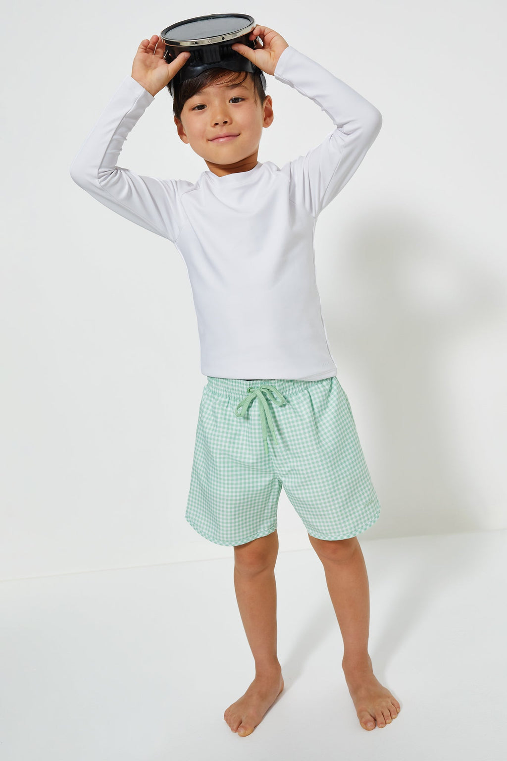 Palm Gingham Boardie