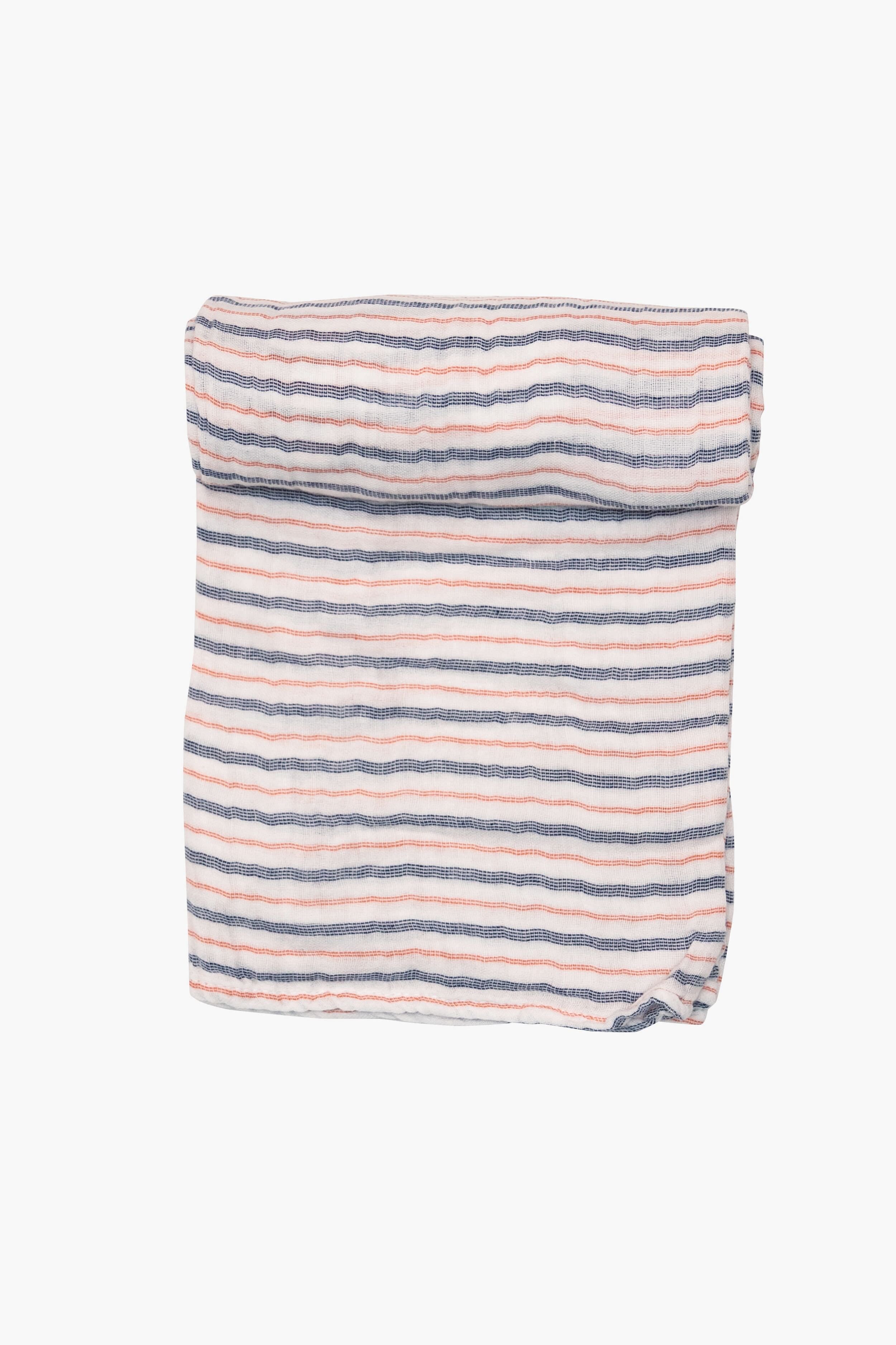 Nautical Ticking Stripe Swaddle