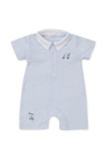 Blue Hole in One Short Playsuit