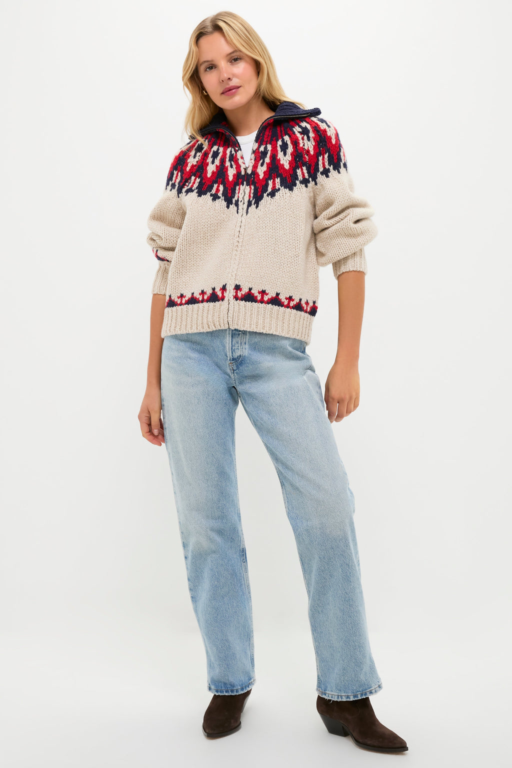 Glacier Fair Isle The Nordic Sweater