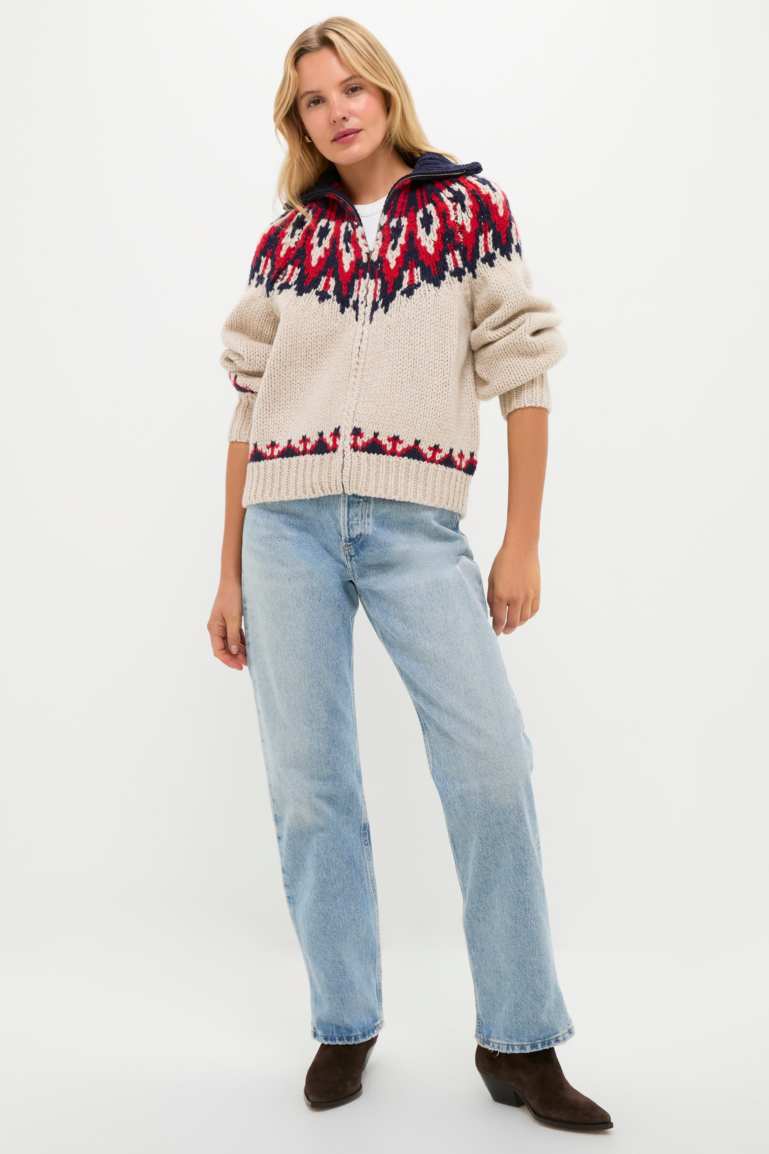 Glacier Fair Isle The Nordic Sweater