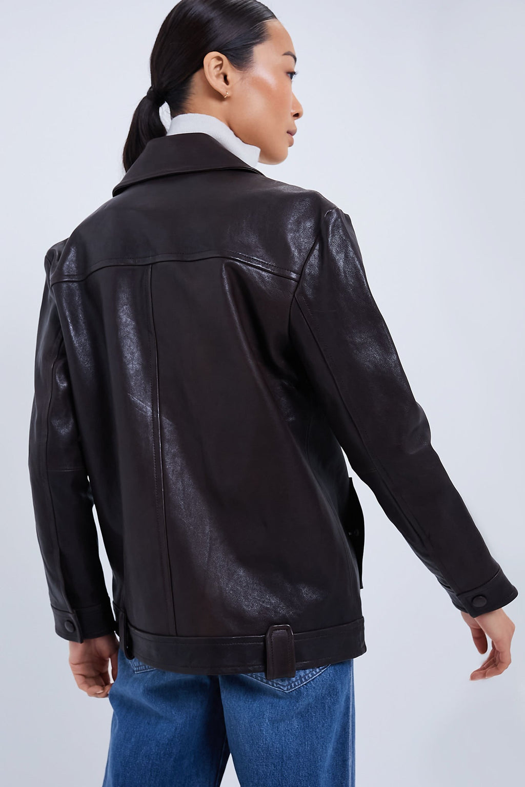 Dark Chocolate Thandie Dickey Coat