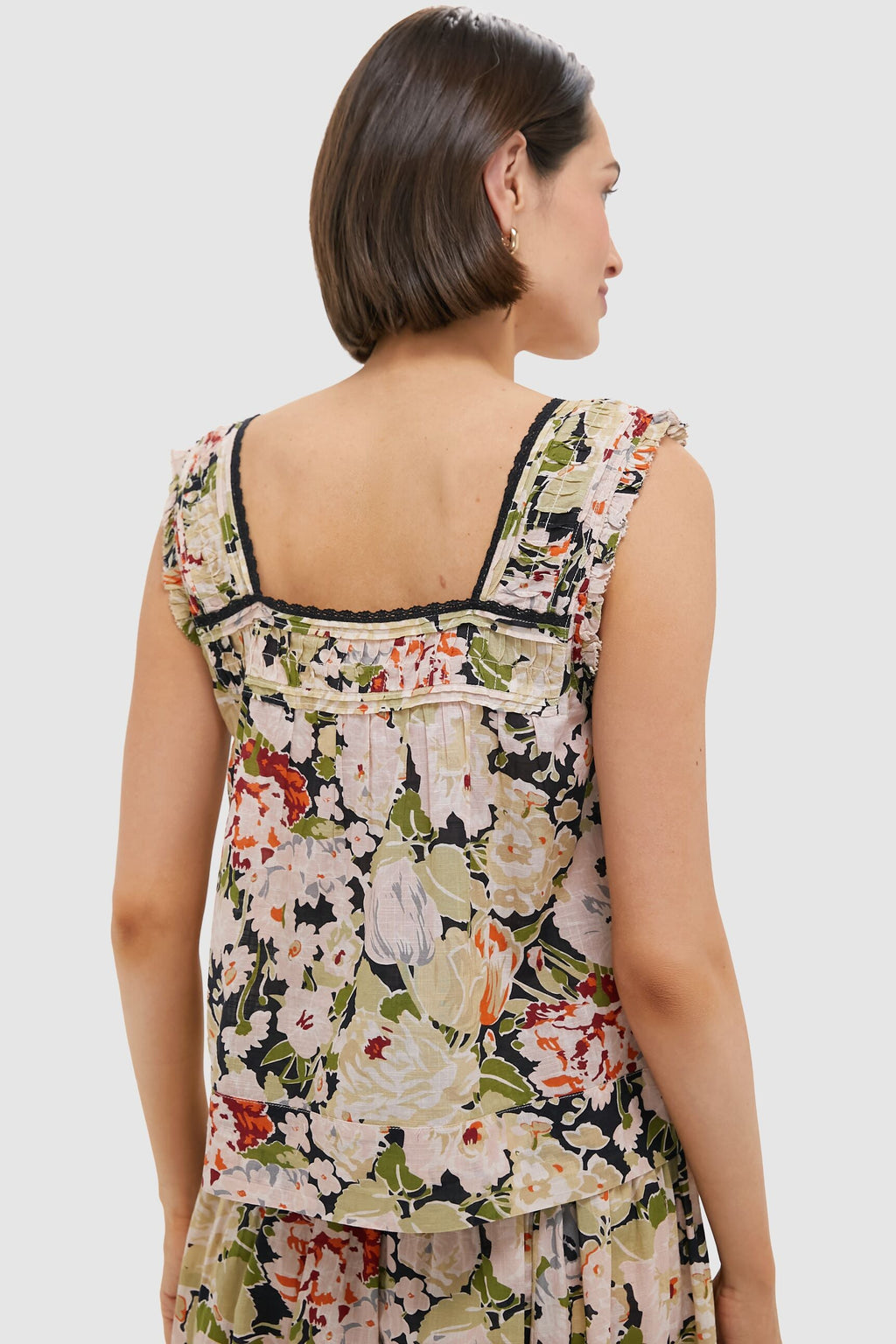Vintage Rose The Victorian Pleat Tank