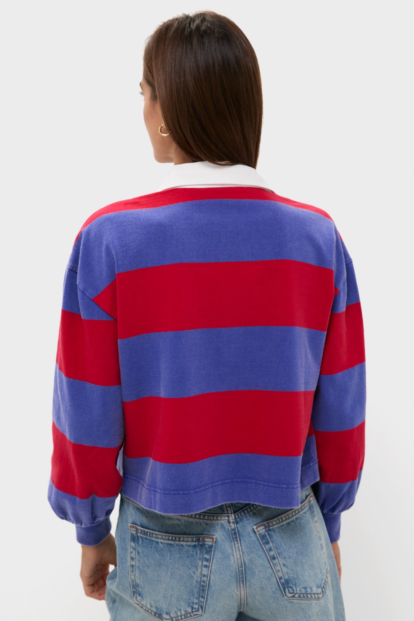 Gameday Red and Blue Swiftie Rugby Polo