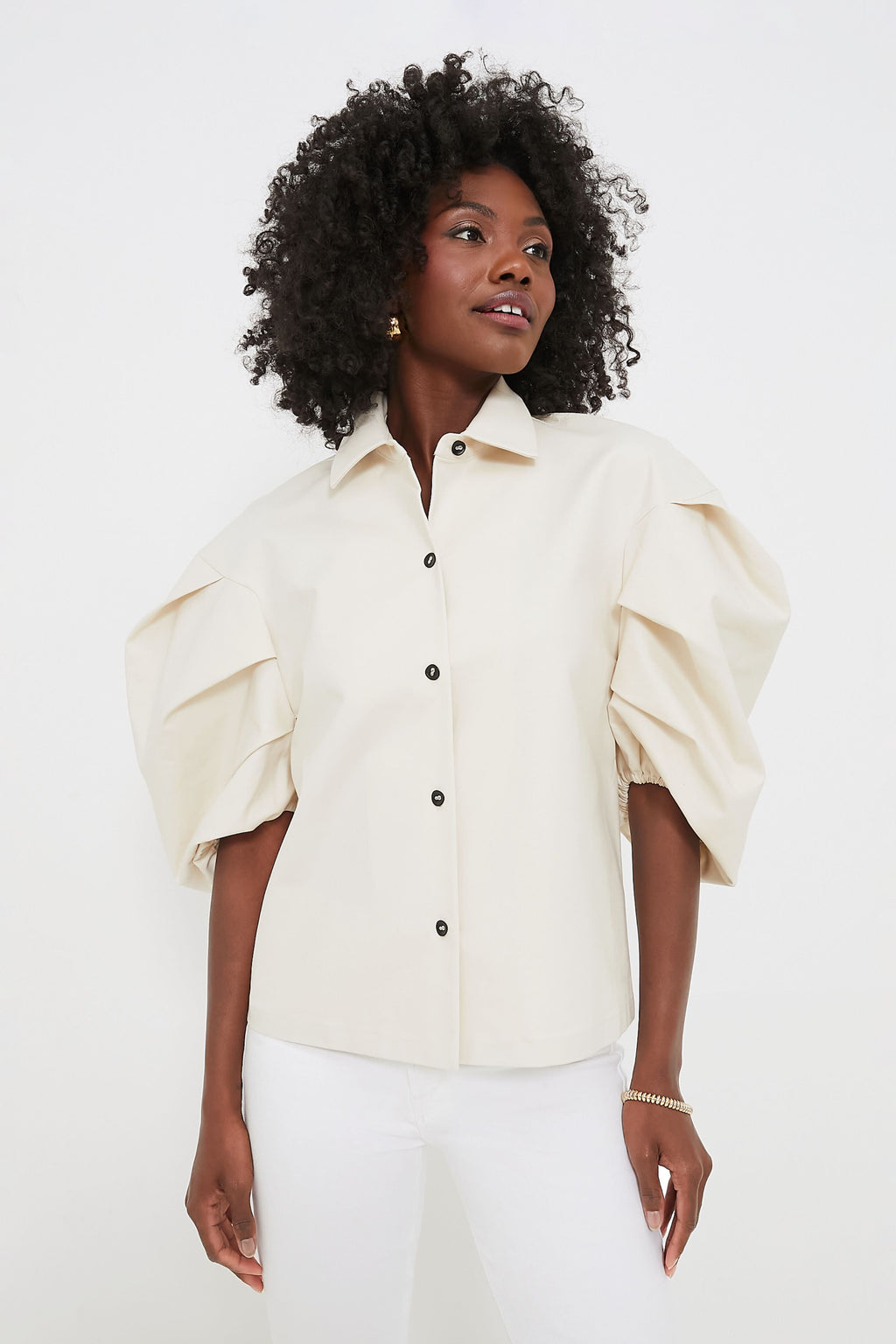 Cream Sady Top
