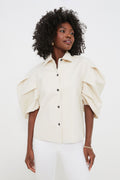 Cream Sady Top