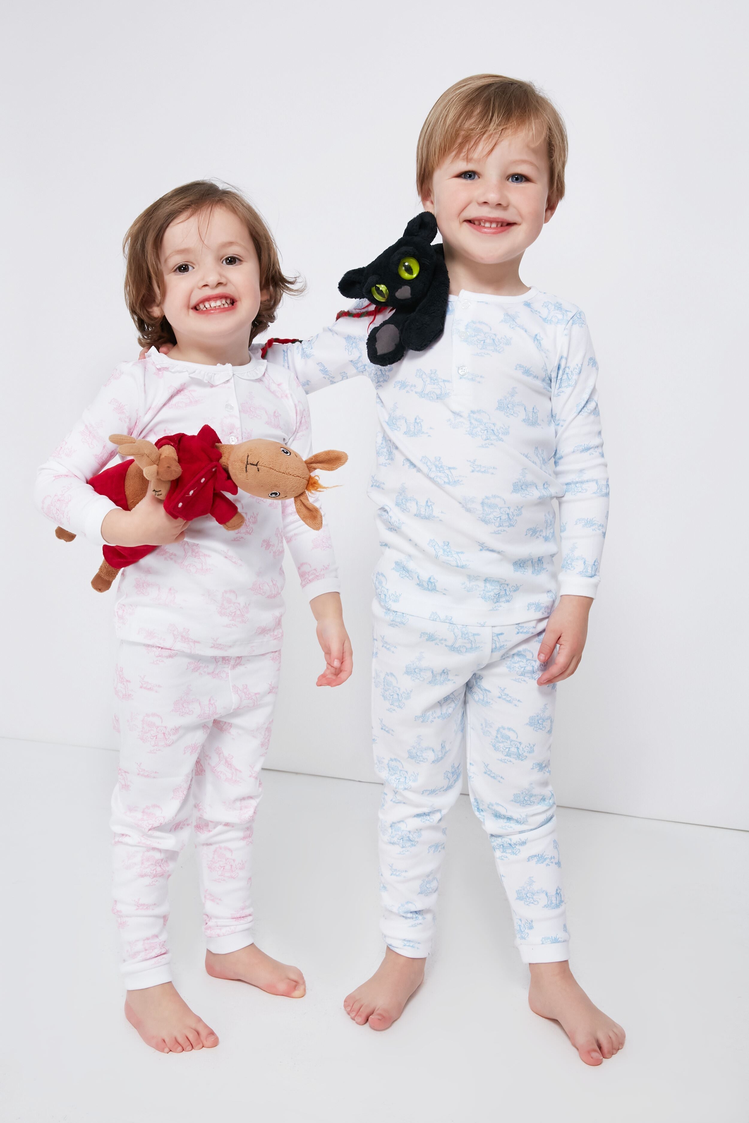 Pink Toile Pajamas