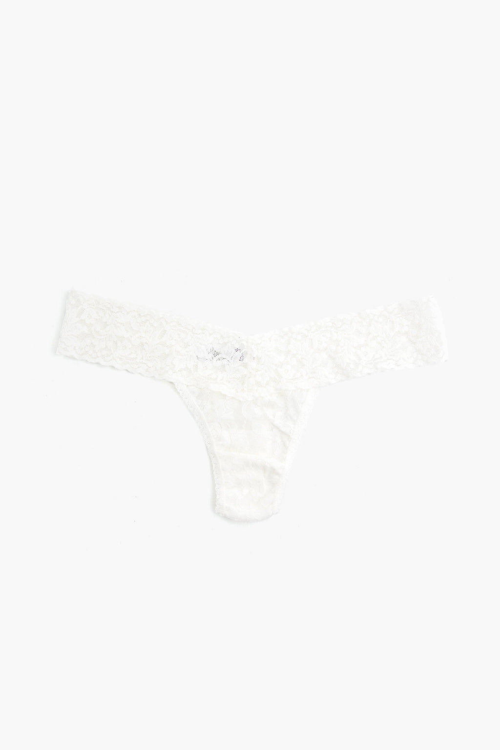Marshmallow Signature Lace Low Rise Thong