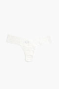 Marshmallow Signature Lace Low Rise Thong