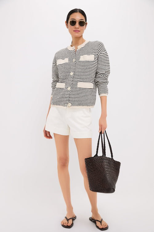 Birch Multi Stitch Tidewell Textured Knit Jacket